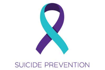 Suicide prevention ribbon.