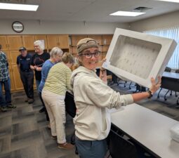 LOSS Team member showing an empty box